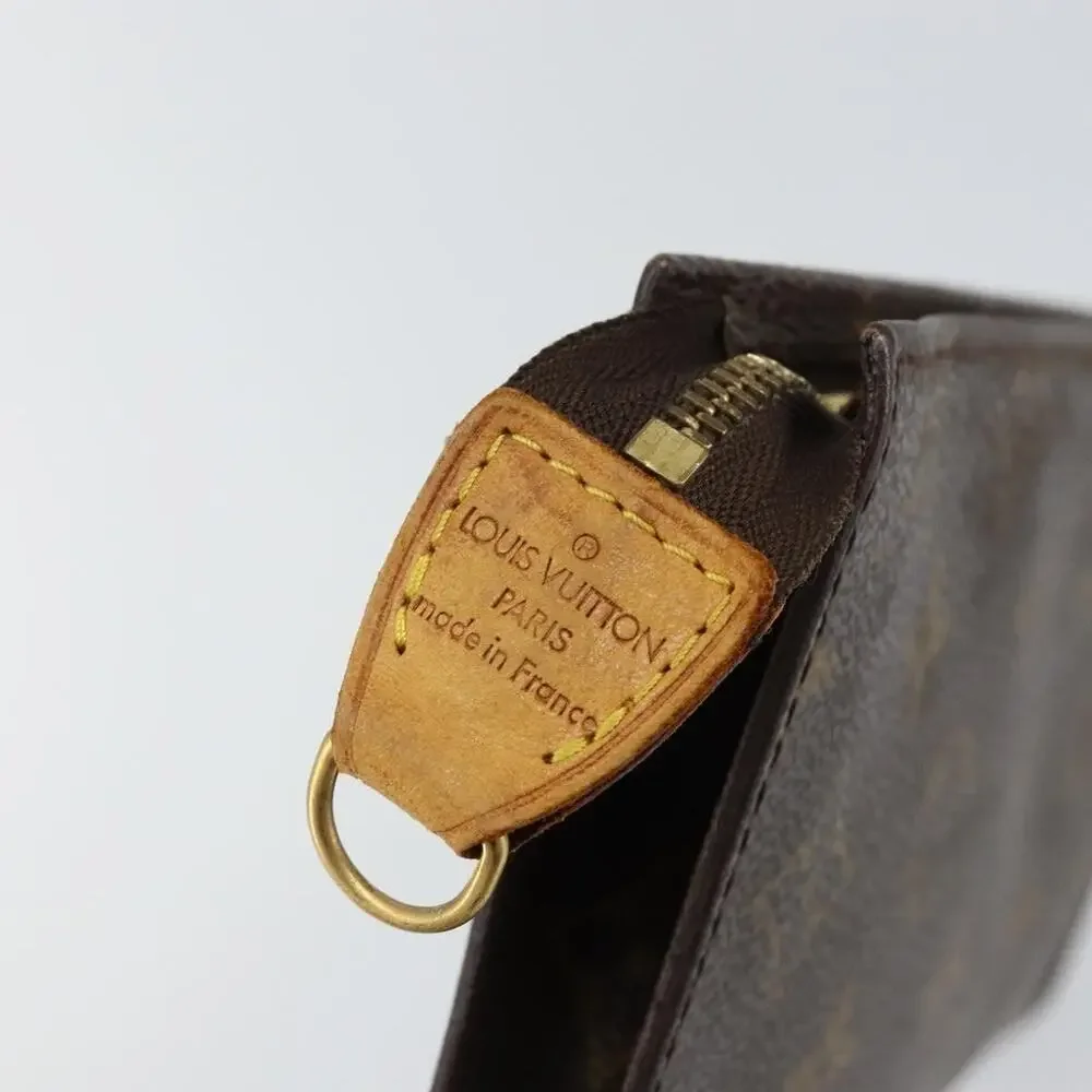 Louis Vuitton Monogram Bucket GM Accessory Pouch Brown